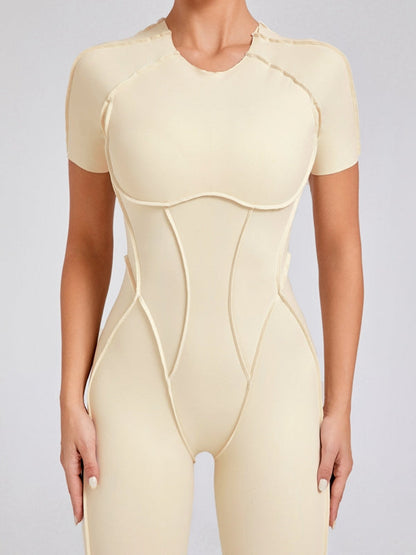 BUYCO Female Heart Backless Jumpsuit