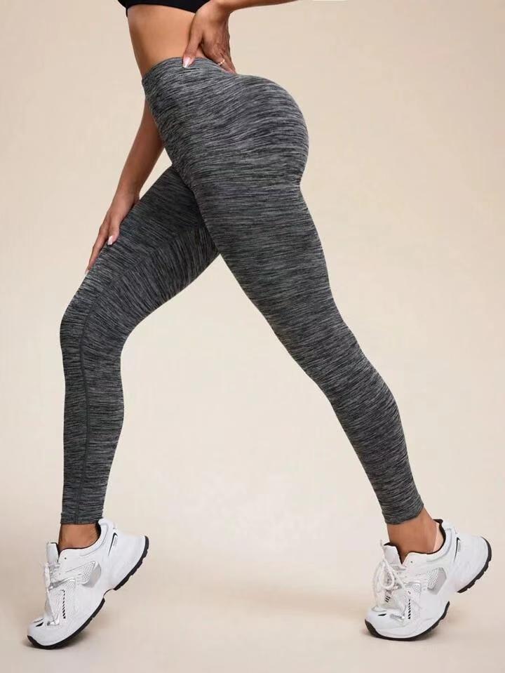 BUYCO Female Deep V Back Ruched Back Seamless Leggings