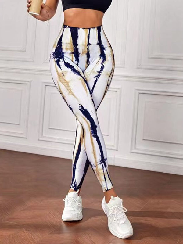 BUYCO Female Modern Tie-dye Quick Dry Leggings
