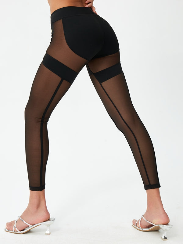 BUYCO Female Super Fitted Unique Mesh Hip-lift Leggings