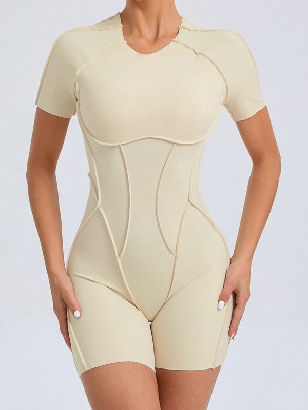 BUYCO Female Heart Backless Romper