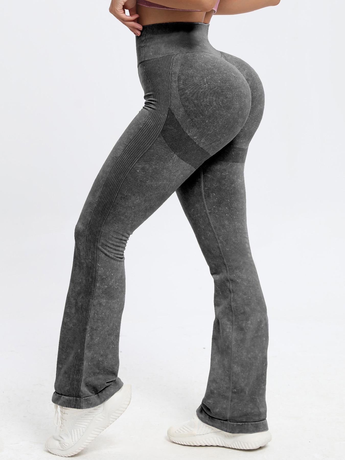 BUYCO Female Denim Flare High-waisted Leggings