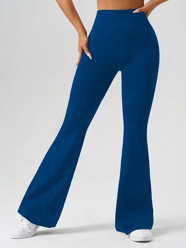 BUYCO Female Flare Pocket High-waisted Leggings