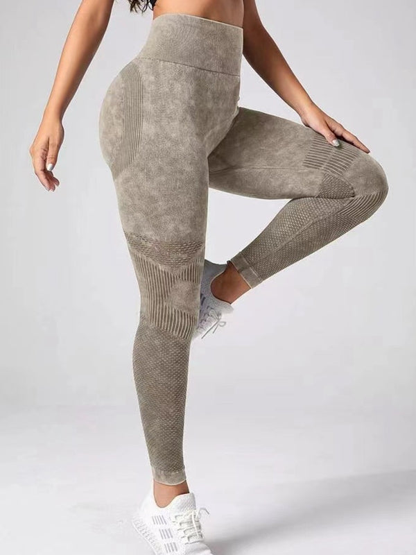 BUYCO Female Denim Ruched Back Quick-dry Seamless Leggings