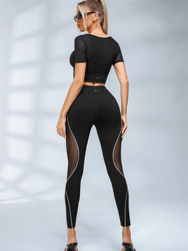 BUYCO Female Super Fitted Mesh Hip-lift Leggings