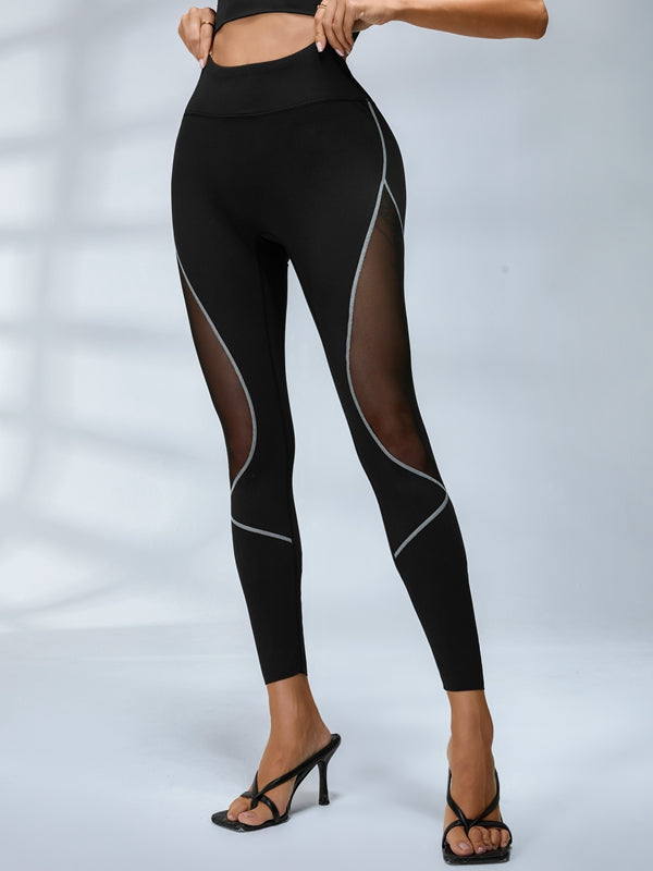 BUYCO Female Super Fitted Mesh Hip-lift Leggings