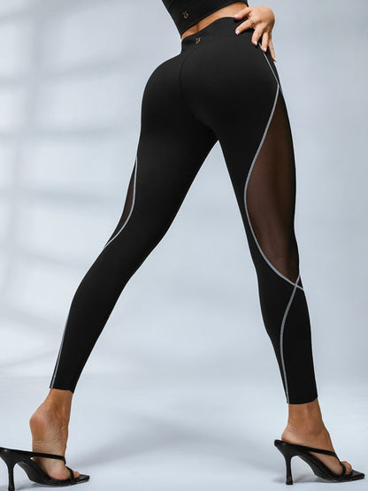 BUYCO Female Super Fitted Mesh Hip-lift Leggings