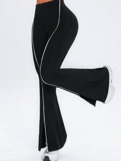 BUYCO Female Flare Quick Dry Elastic Tight Leggings