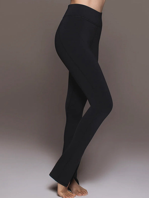 BUYCO Female Split Flare High-rise Leggings