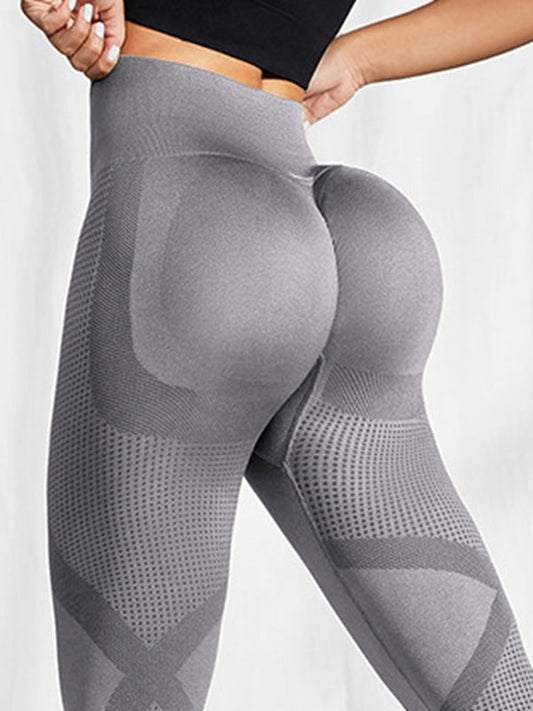 BUYCO Female Quick-dry Seamless Ruched Back Leggings