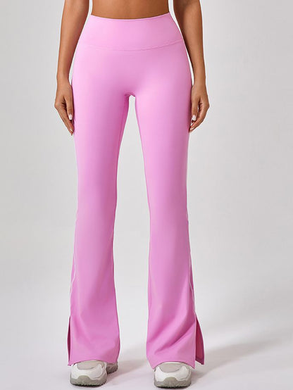 BUYCO Female Flare High-waisted Split Pants