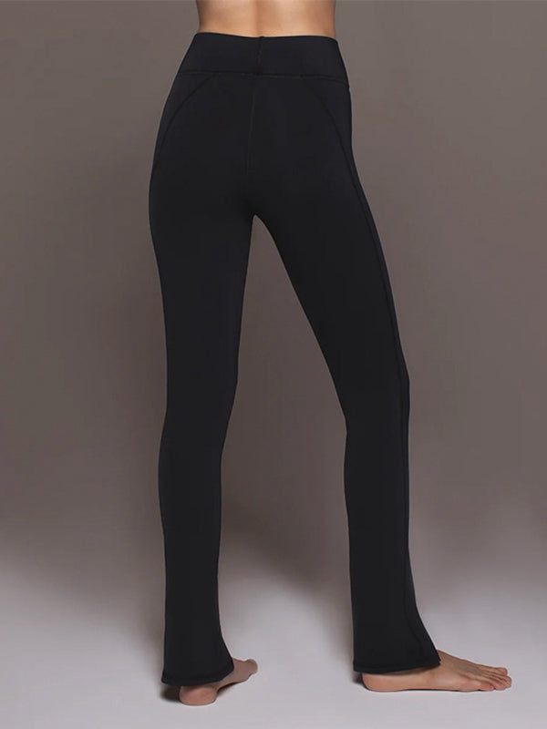 BUYCO Female Split Flare High-rise Leggings