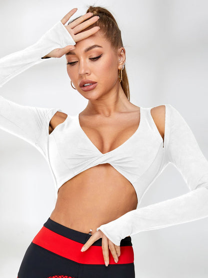 BUYCO Female Unique Twist With Pads Long Sleeves