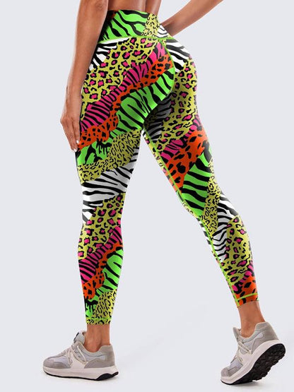 BUYCO Female Leopard Print High-rise Leggings