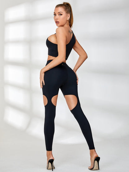 BUYCO Female Cutout Tailoring High-rise Tracksuit