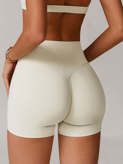 BUYCO Female Solid Color Push Up Design Fit Shorts