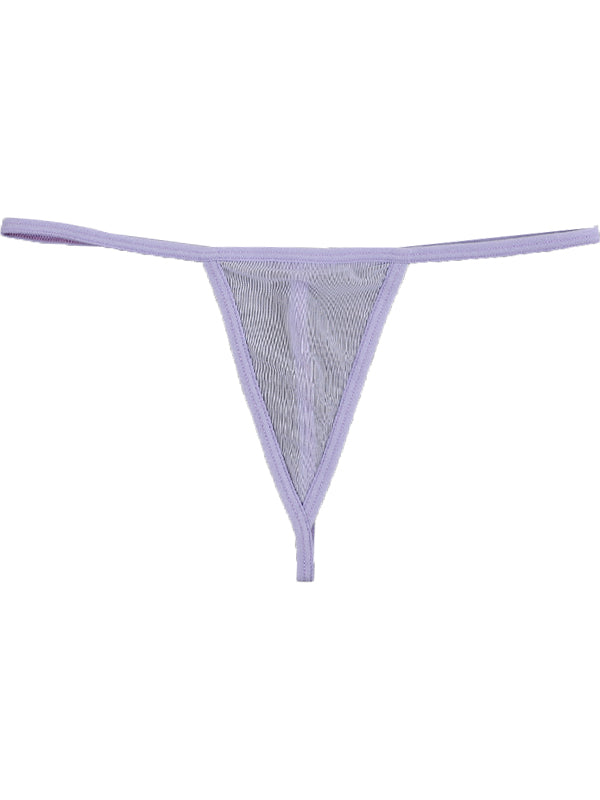 BUYCO Female Lace Print T-back Panties