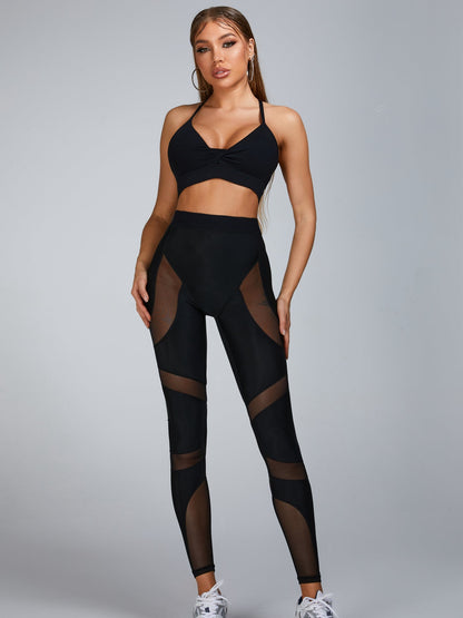 BUYCO Female Super Mesh Hip-lift Leggings