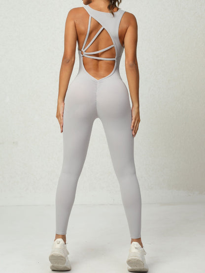 BUYCO Female Hollow Out Beauty Back Jumpsuits