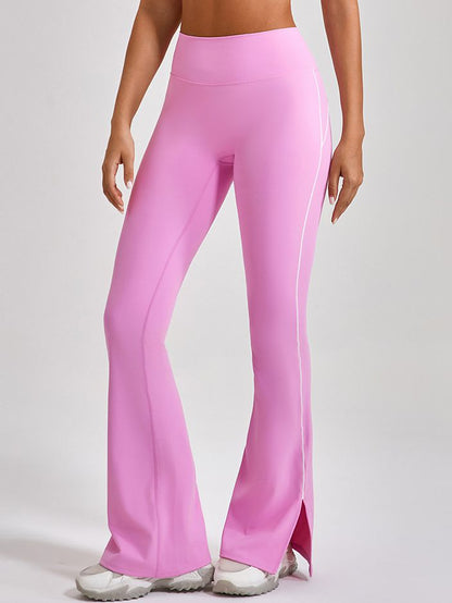 BUYCO Female Flare High-waisted Split Pants