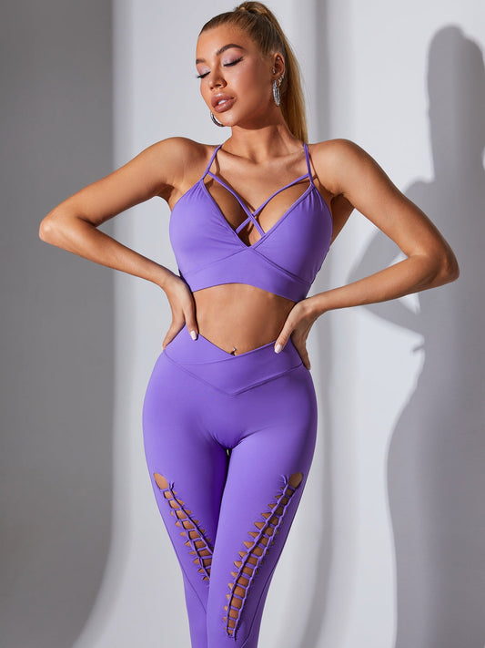 BUYCO Female Ultimate Cross Cutout Lace-up Tracksuit