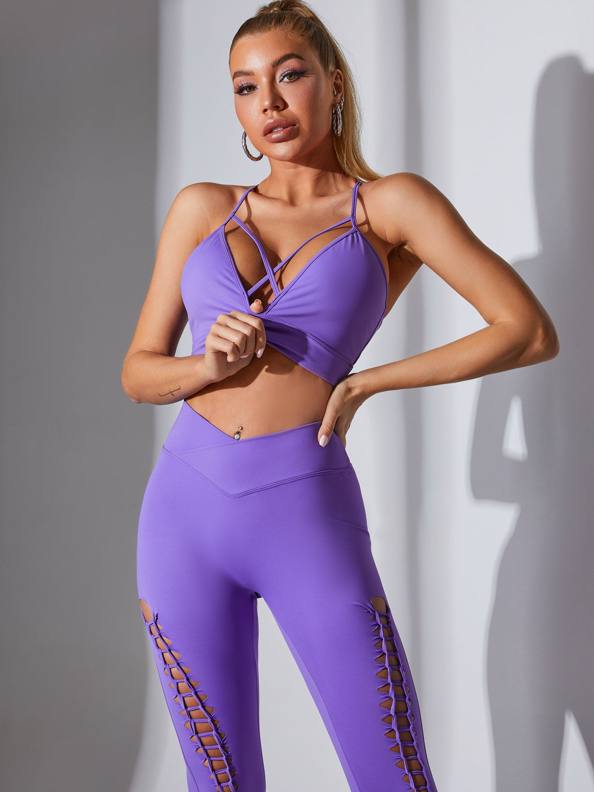BUYCO Female Ultimate Cross Cutout Lace-up Tracksuit
