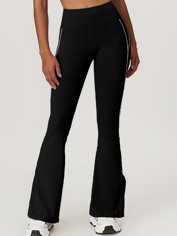 BUYCO Female Flare Hip-lift High-waisted Split Pants