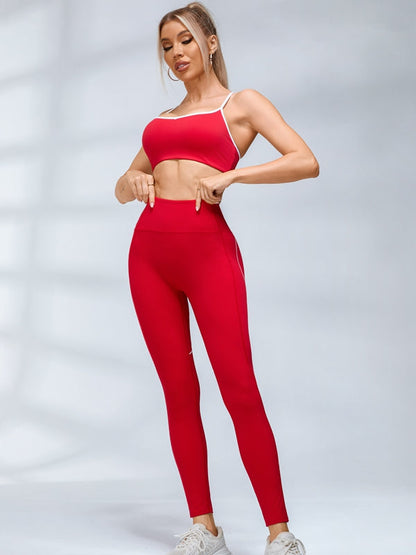 BUYCO Female Big Heart Shape Cross Back Tracksuit