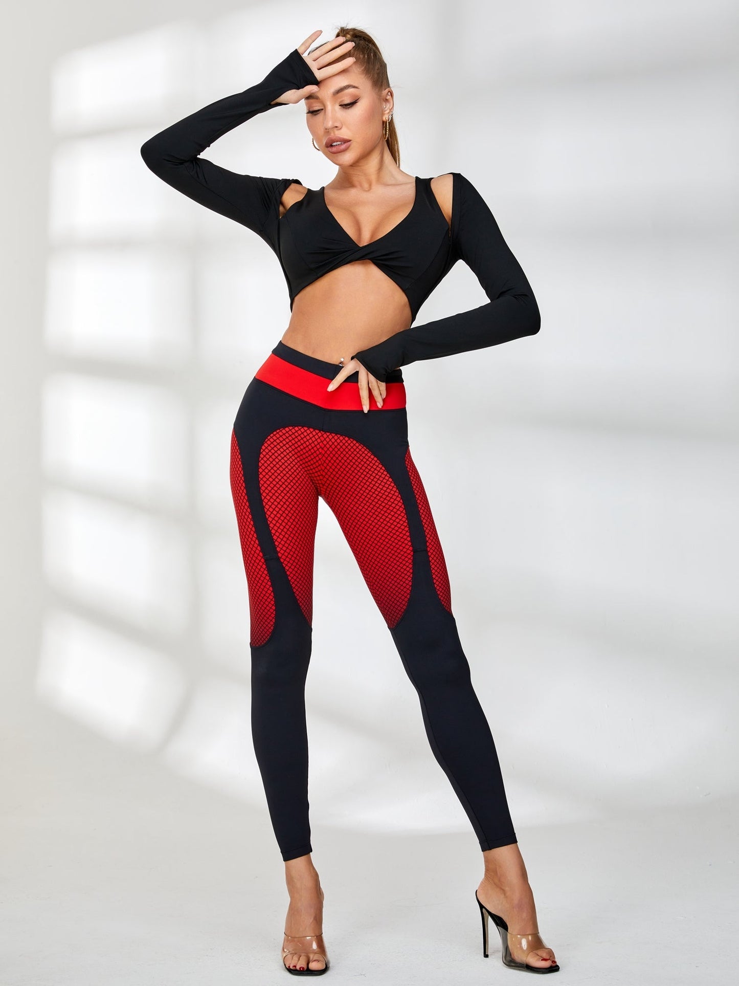 BUYCO Female Unique Twist With Pads Long Sleeves