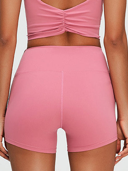 BUYCO Female Contrast Color Push Up Design Quick Dry Fit Shorts