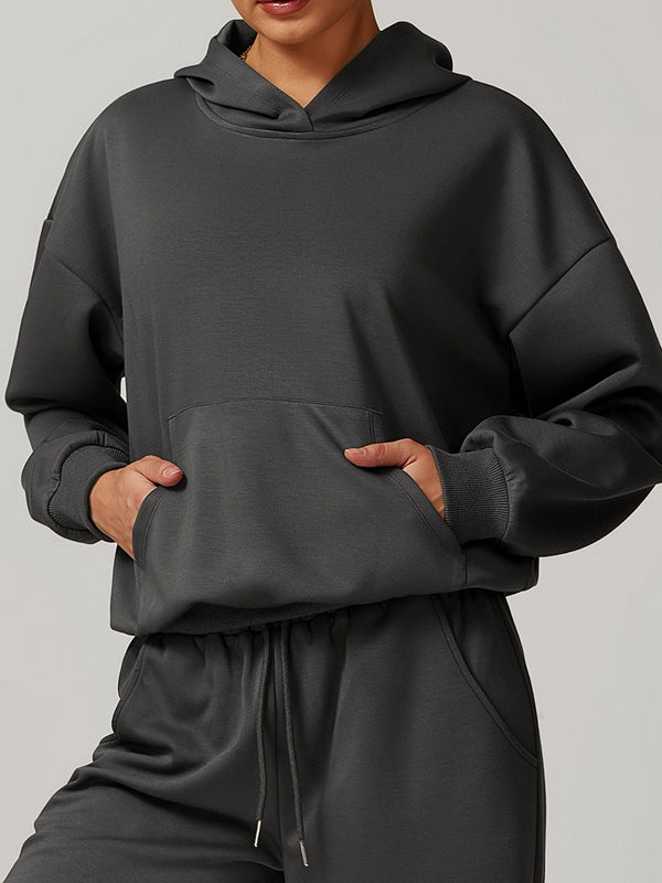 BUYCO Female Pocket Casual Hoodie