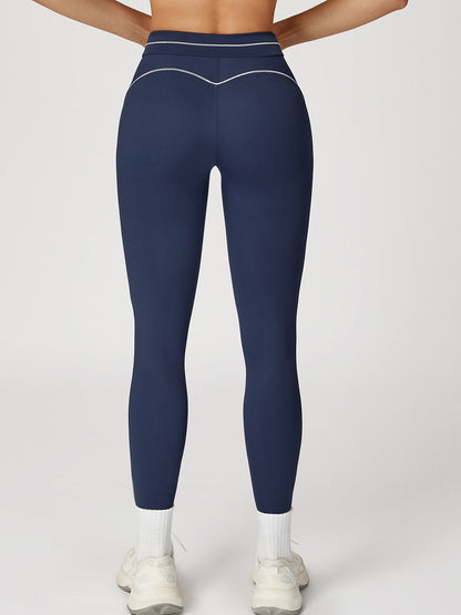 BUYCO Female Contrast Color Stripes Fit Leggings