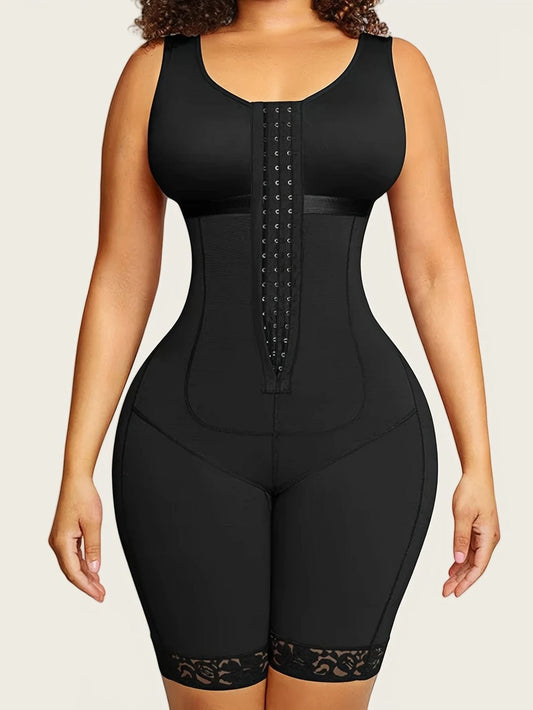BUYCO Female Lace U Collar Push Up Design Corset Shapewear