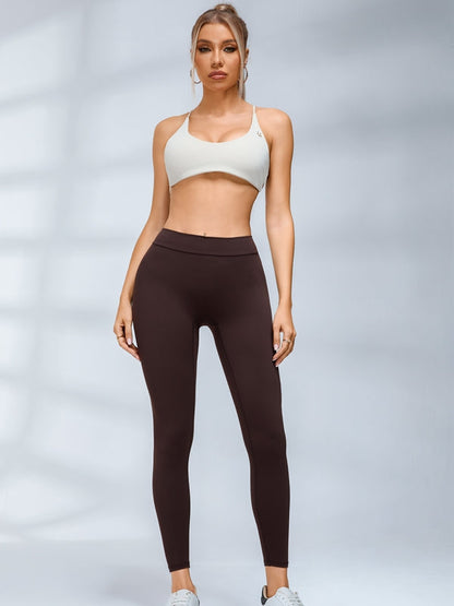 BUYCO Female Ruched Back Deep V Back Leggings