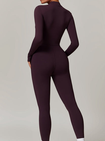 BUYCO Female Zipper Quick-dry Jumpsuit