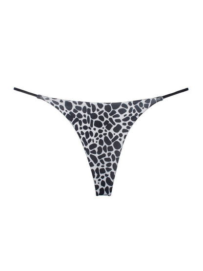 BUYCO  Female Leopard Print T-back Thong