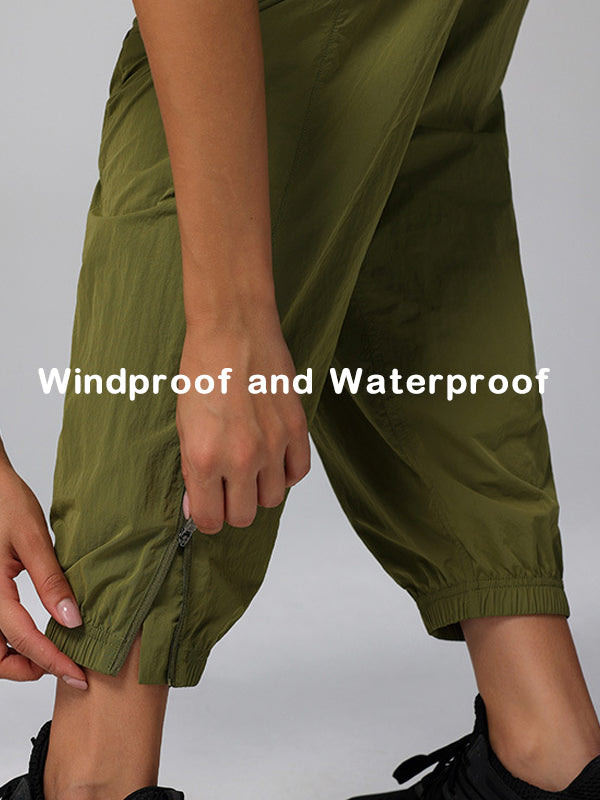 BUYCO Female Drawstring Pocket Casual Cargo 2 in 1 Design Pants