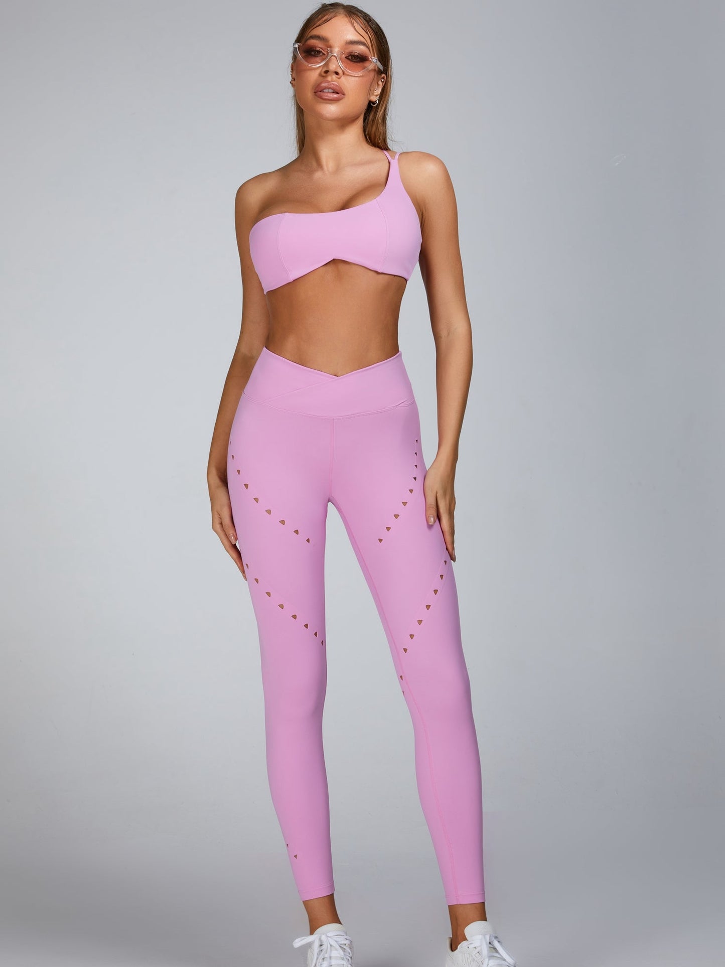 BUYCO Female Cutout V Shape Waist Leggings
