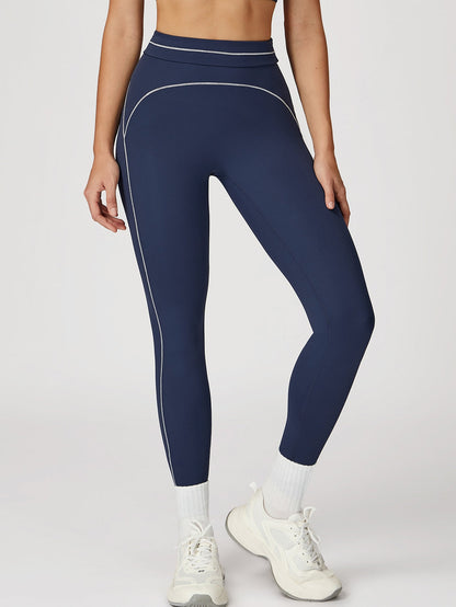 BUYCO Female Contrast Color Stripes Fit Leggings