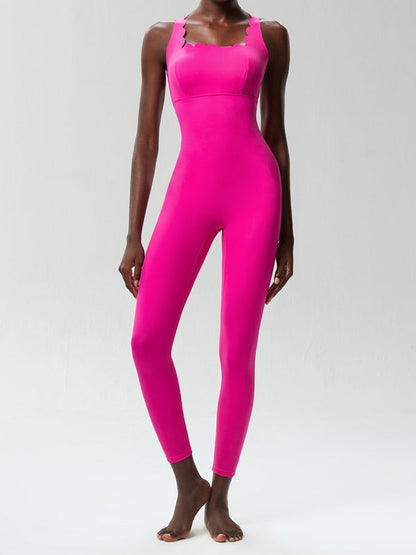 BUYCO Female Cloud Edge Cross Back Jumpsuit