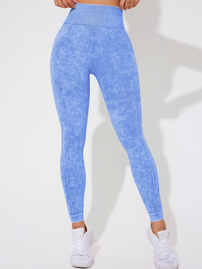 BUYCO Female Denim Elastic Tight Hip-lift Quick Dry Leggings
