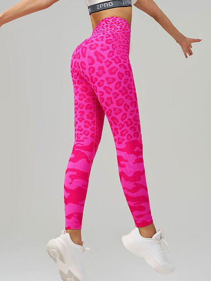 BUYCO Female Leopard Print Elastic Tight Push Up Design Leggings