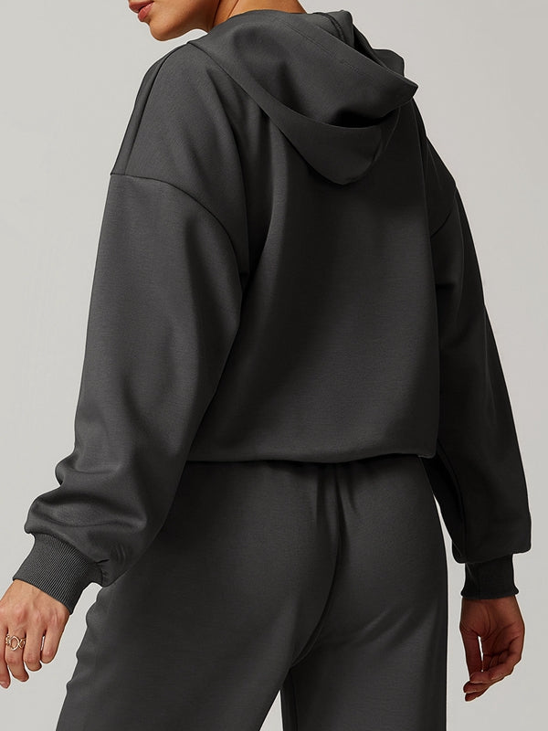 BUYCO Female Pocket Casual Hoodie