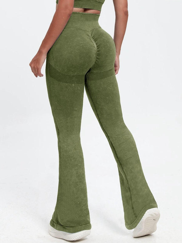 BUYCO Female Denim Flare High-waisted Leggings