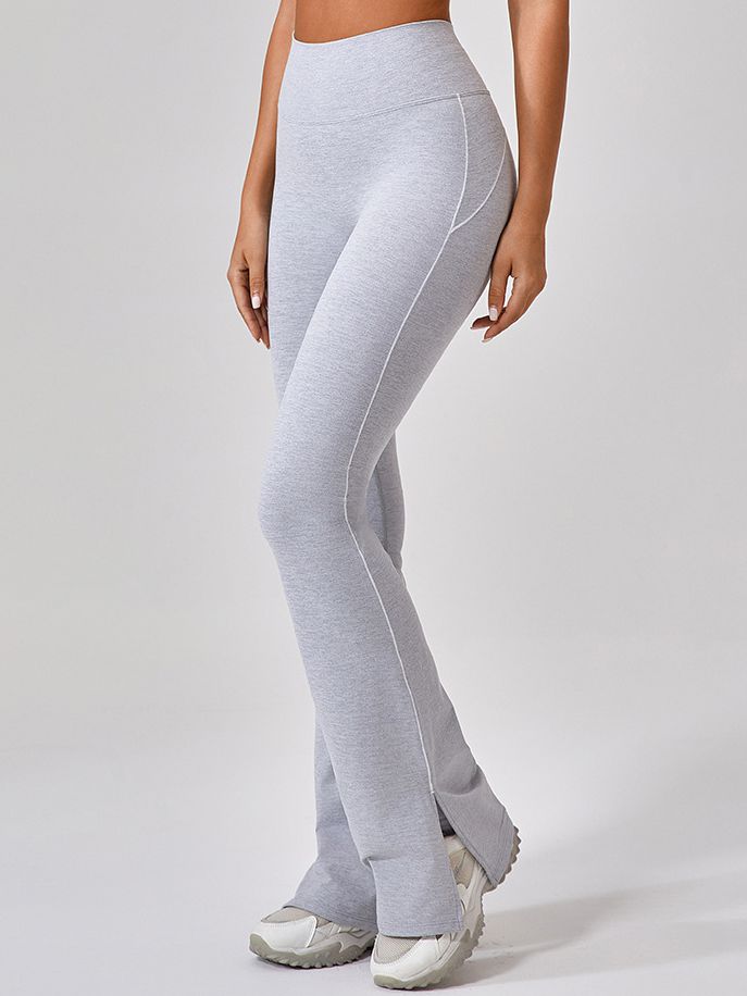 BUYCO Female Flare High-waisted Split Pants