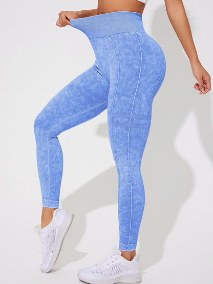 BUYCO Female Denim Elastic Tight Hip-lift Quick Dry Leggings