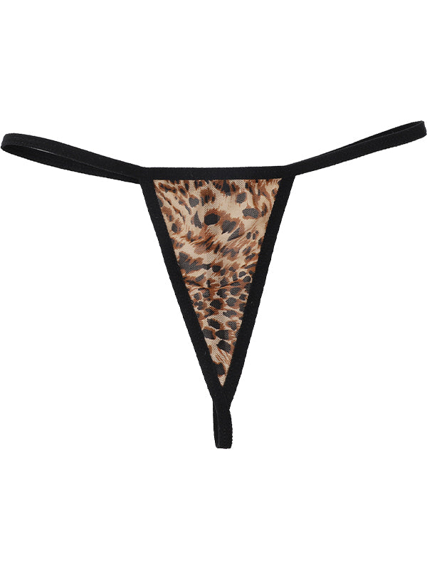 BUYCO Female Lace Print T-back Panties