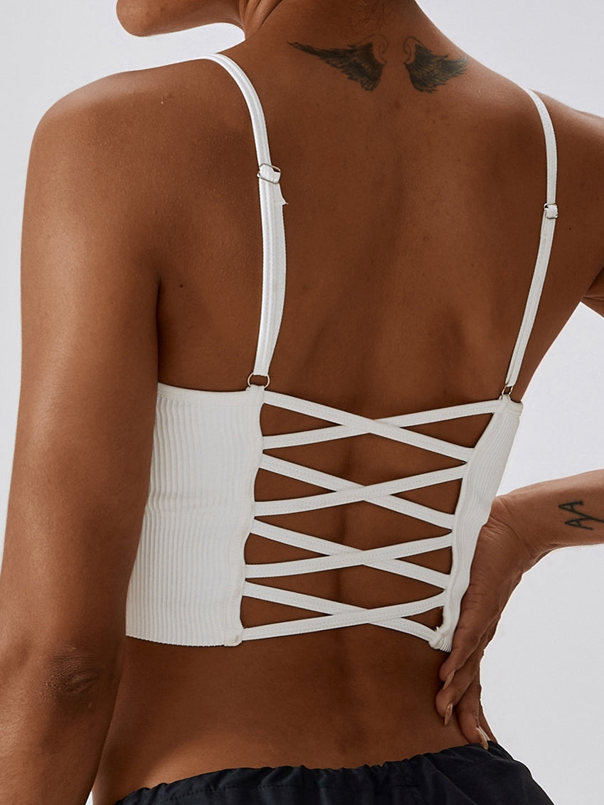 BUYCO Female Ribbed Ruched Back Spandex Gym Fit Shorts