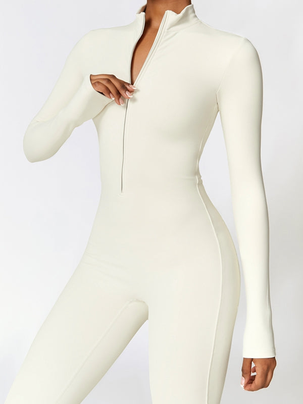 BUYCO Female Zipper Quick-dry Jumpsuit