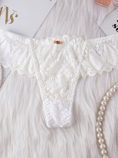 BUYCO Femal Roman-Knot Lace T-back Panties